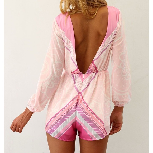 Sabo Skirt - pink mandala play suit - Picture 2 of 4